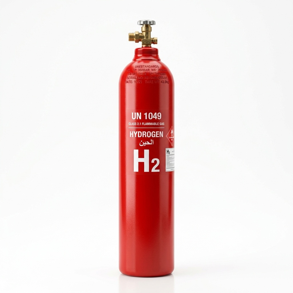 UAE Standard 40L Hydrogen Cylinder